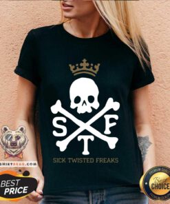 STF Skull & Bones Heavyweight v-neck