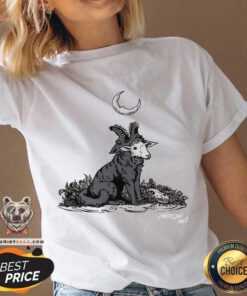 Madilyn Mei Sheep Wolf v-neck
