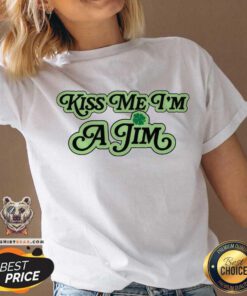 Kiss Me I'm A Jim v-neck