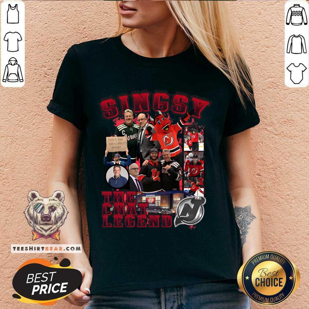 Mike Grinnell Singsy The Chat Legend v-neck