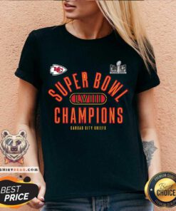 Kansas City Chiefs Super Bowl LVIII Champions v-neck