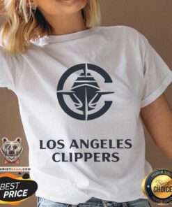 LAC Los Angeles Clippers Stacked Logo v-neck