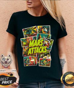 Mars Attacks Wax Pack Legacy v-neck