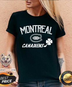 Montreal Canadiens St Patrick's Day Richmond Clover v-neck