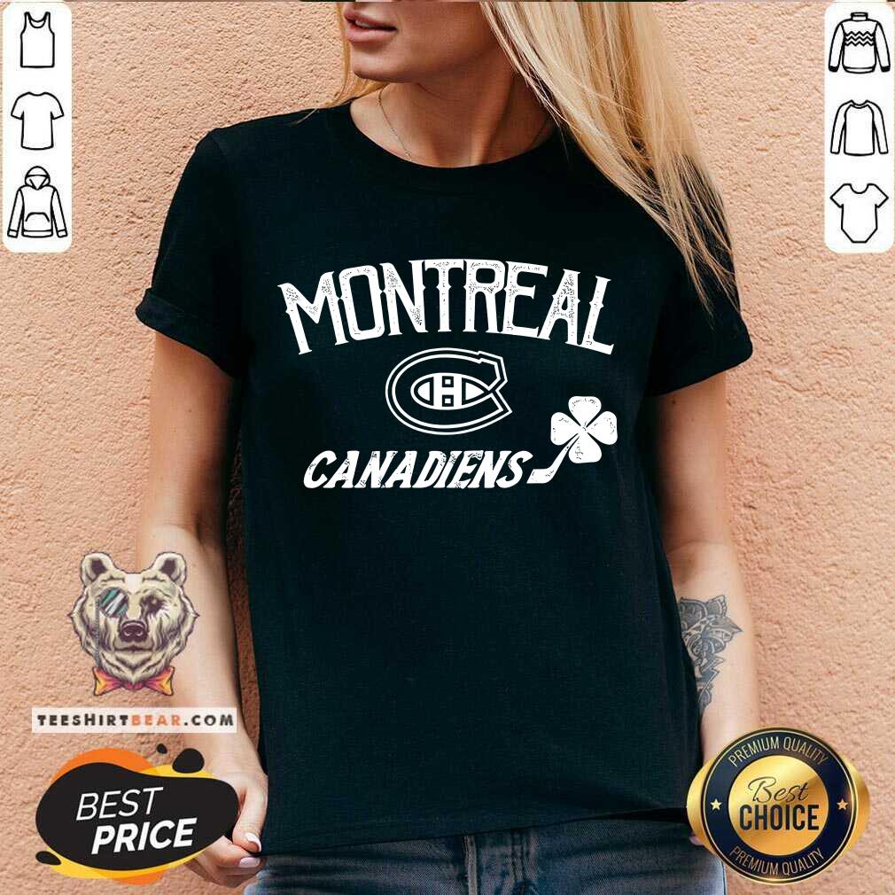 Montreal Canadiens St Patrick's Day Richmond Clover v-neck