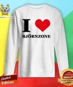 I Love Björnzone sweatshirt