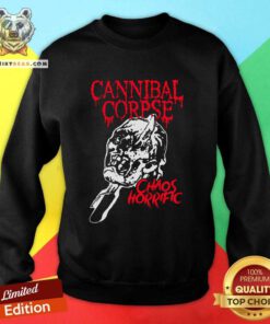Ice Pick Skull Cannibal Corpse Chaos Horrific sweatshirt