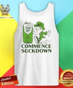 Irish Commence Suckdown Friday Beer tank-top