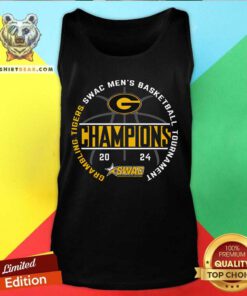 Grambling Tigers 2024 SWAC Men's Basketball Conference Tournament Champions tank-top
