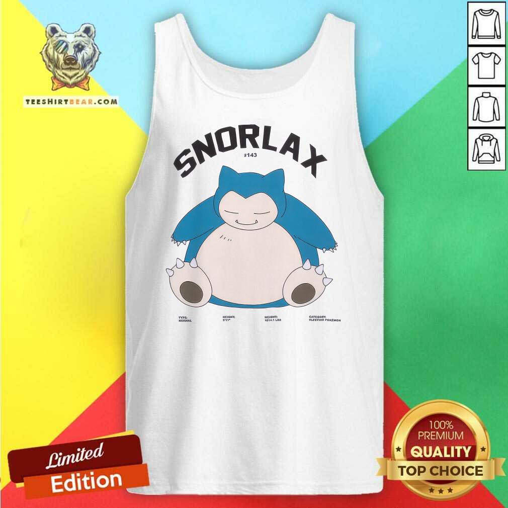 Pokemon Snorlax #143 tank-top