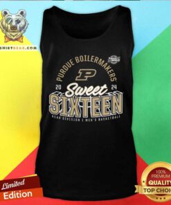 Purdue Boilermakers 2024 NCAA Men's Basketball Tournament March Madness Sweet Sixteen Defensive Stance tank-top