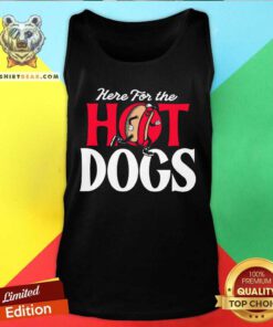 Here For The Hot Dogs tank-top