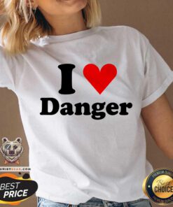 I Love Danger v-neck