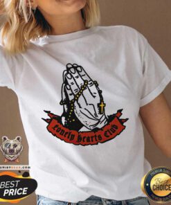 God Save Us Waffle-kint Thermal Lonely Hearts Club v-neck