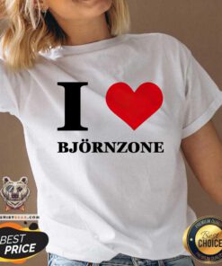 I Love Björnzone v-neck