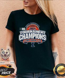 Illinois MBB 2024 Conference Tournament Champion v-neck
