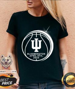 Indiana Hoosiers Basketball Total Solar Eclipse Crimson v-neck