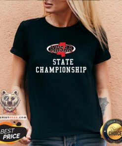 MHSAA State Championship Logo v-neck