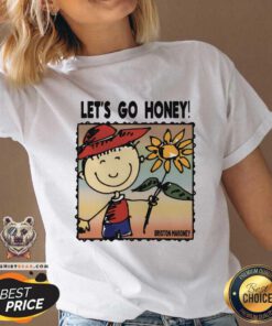 Let's Go Honey Briston Maroney v-neck