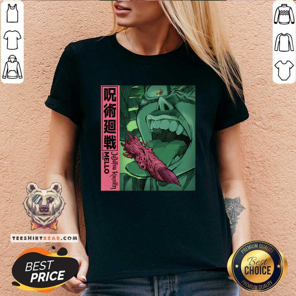 Marshmello X Jujutsu Kaisen Finger v-neck