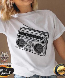 Owl City Boom Box v-neck