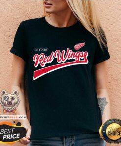Detroit Red Wings Richmond Retro Script v-neck