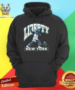 New York Liberty Stadium Essentials Black Mascot Mania Hoodie