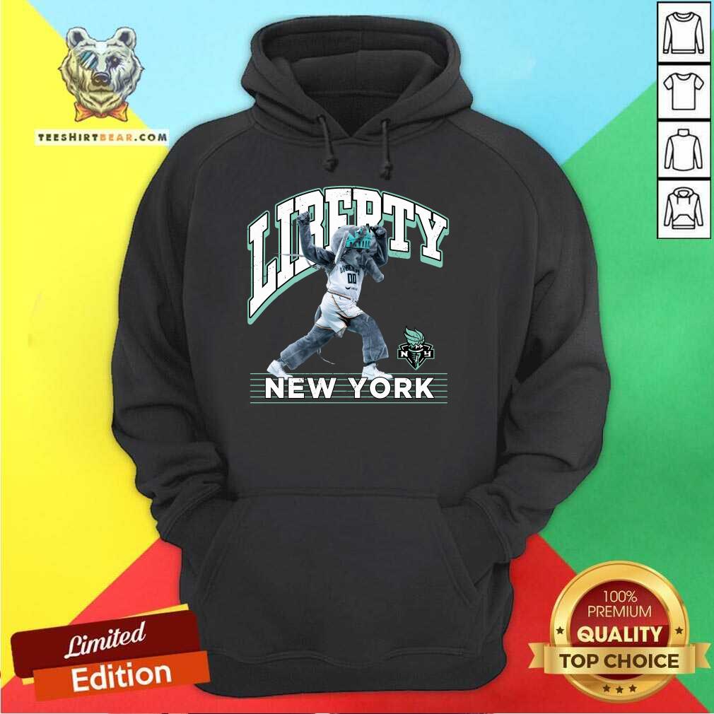 New York Liberty Stadium Essentials Black Mascot Mania Hoodie
