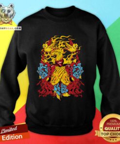 Gratitude Hands Over Heart On Flourish sweatshirt