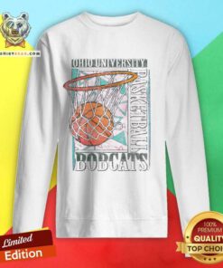 Ohio University Ohio Bobcats 90's Vintage Basketball Sweatshirt