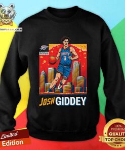 Josh Giddey OKC Thunder Skyline Player Sweatshirt