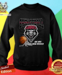 Official 2024 Lobos Basketball Ball & Net Sweatshirt