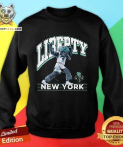 New York Liberty Stadium Essentials Black Mascot Mania Sweatshirt