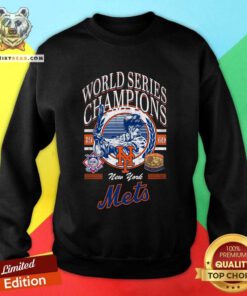 New York Mets World Series Champions Black Sweatshirt