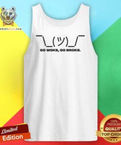 Icon Meme Go Woke Go Broke tank-top