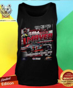JR Motorsports Official Team Apparel Black Sam Mayer Xfinity Series Race Win Tank-top