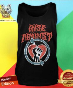 Rise Against Chalk HeartFist tank-top