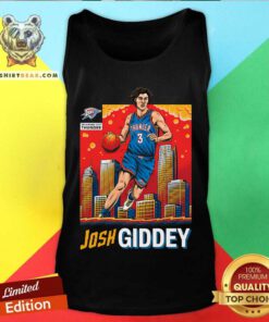 Josh Giddey OKC Thunder Skyline Player Tank-top