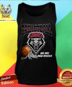 Official 2024 Lobos Basketball Ball & Net Tank-top