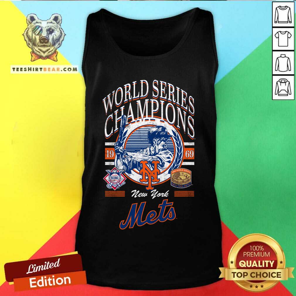 New York Mets World Series Champions Black Tank-top