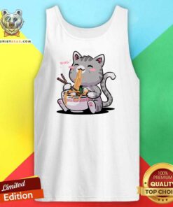 Kawaii Neko Cat Ramen Tank-top