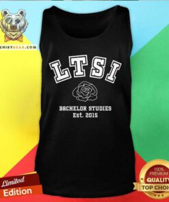 LTSI Rose Flower Bachelor Studies Est 2015 Tank-top