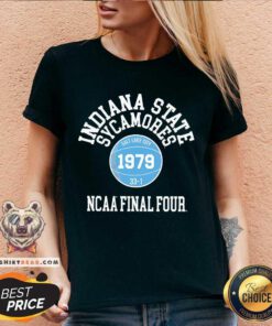 Indiana State Sycamores Salt Lake City 1979 NCAA Final Four v-neck