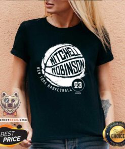 Mitchell Robinson New York Basketball V-neck