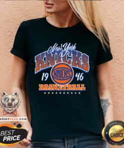New York Knicks 1946 Basketball V-neck