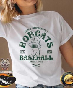 Ohio University Bobcats Rufus Baseball V-neck