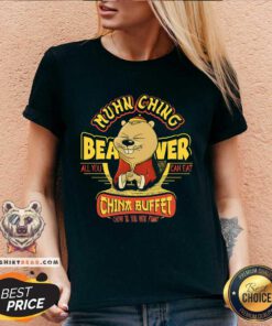 Muhn Ching Beaver Buffet V-neck