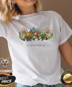 Music In Exile Flowers V-neck