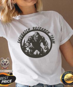Sasquatch Research Team Bigfoot v-neck