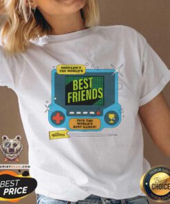 Shouldn't The World's Best Friends Gaming Machine v-neck